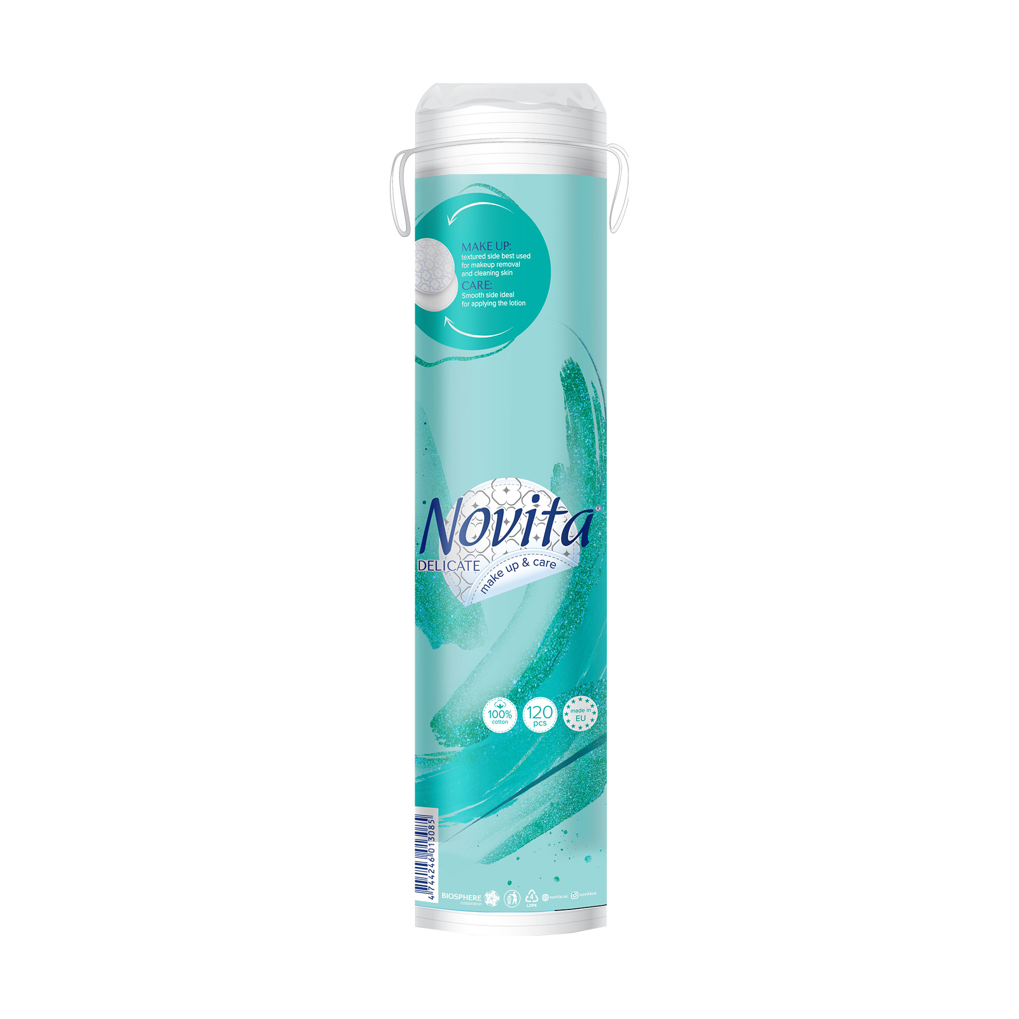 Ватні диски Novita Delicate, 120 шт